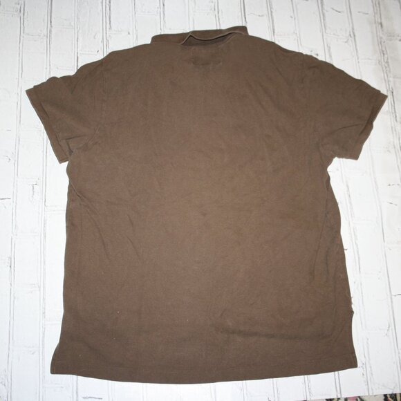 Brown American Eagle Polo Size Large The Eagle Polo - Picture 2 of 5